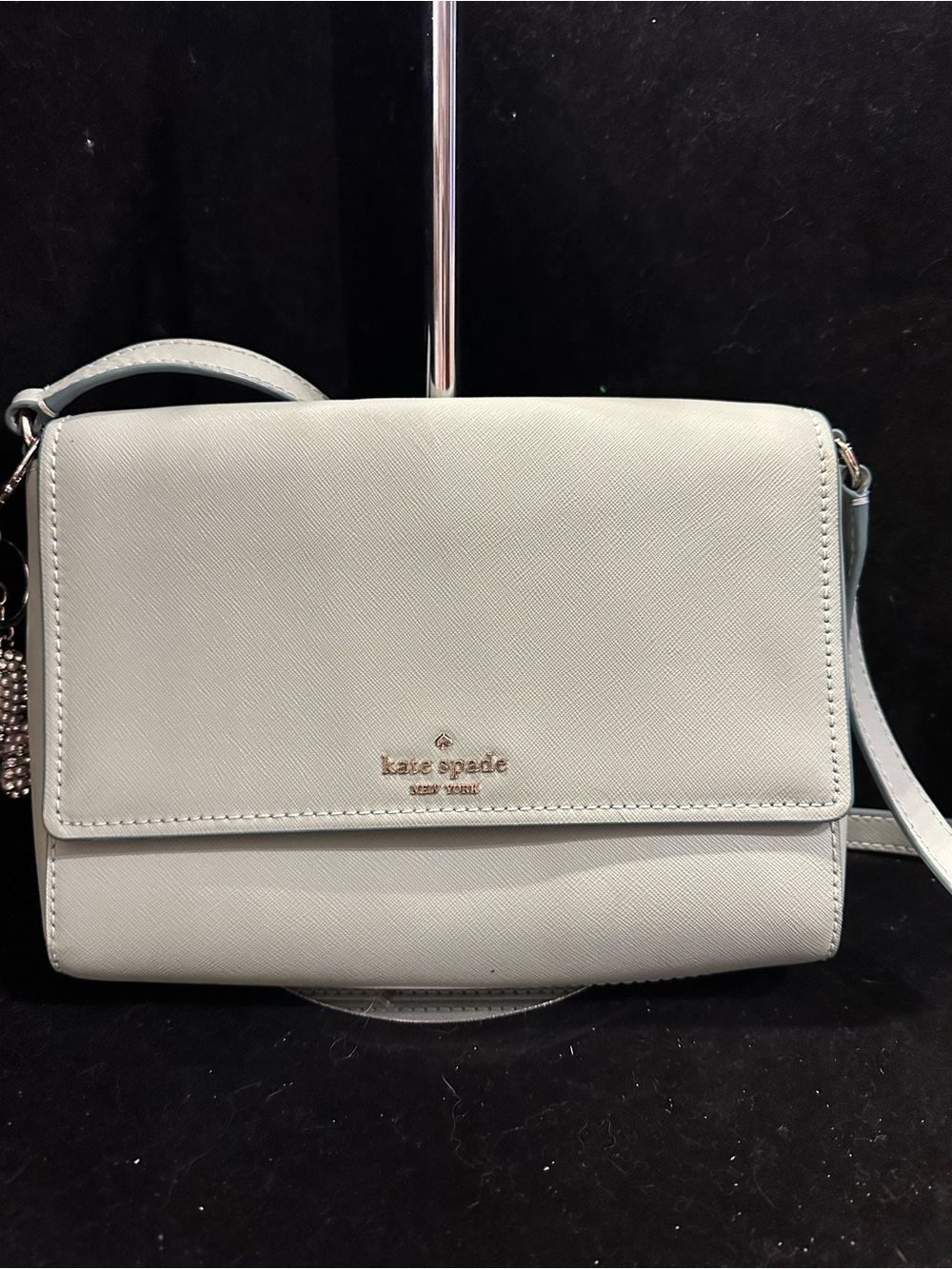 kate spade #152 light sage Saffiano Crossbody Bag